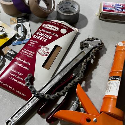 Garage: Mixed Lot of Hardware and Tools