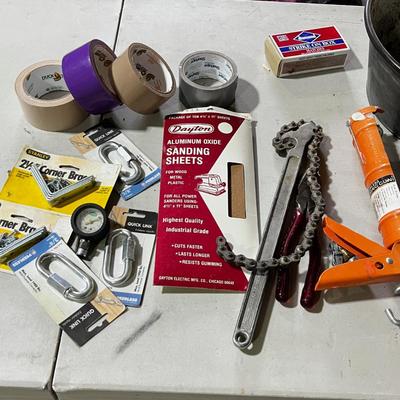 Garage: Mixed Lot of Hardware and Tools