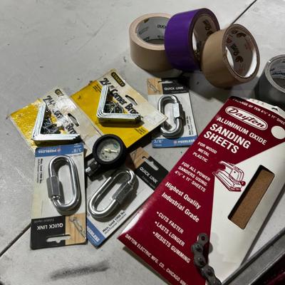 Garage: Mixed Lot of Hardware and Tools