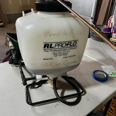 Garage: Back Pack Weed Killer OK FOR GRASS - Ready to go