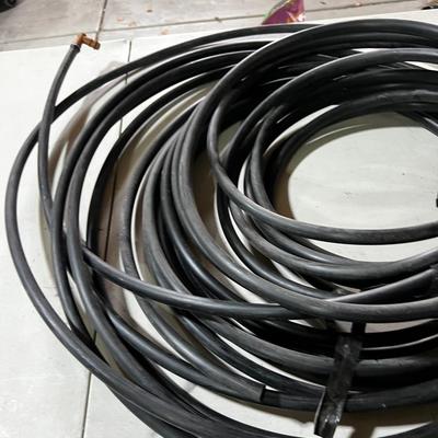 Garage: Black Poly Pipe about 50' 1/2 " 