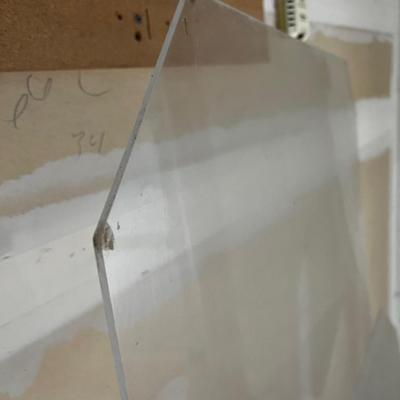 Garage: 2 Pieces of Plexi Glass 3/16" 