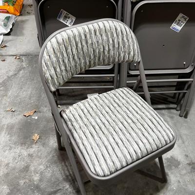 Garage 8 VERY CLEAN Folding Chairs. 