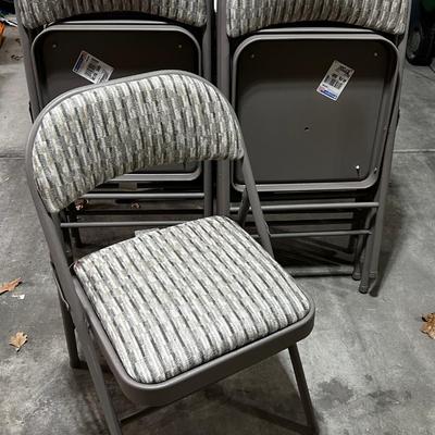 Garage 8 VERY CLEAN Folding Chairs. 