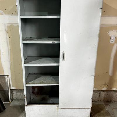 Garage Metal Shelf with only one door