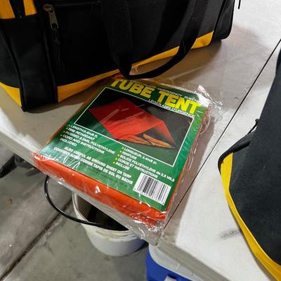 Garage: PREPPERS and Vulnerable people bags: 2 Twin Bug out Survival Kits. 