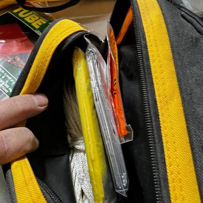 Garage: PREPPERS and Vulnerable people bags: 2 Twin Bug out Survival Kits. 