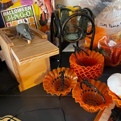 Stuff on the Shelf for Halloween (A) Top Shelf 