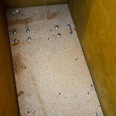 Antique TRUNK Mustard Color Paint