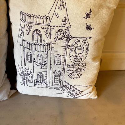 2 Darling Embroidered Pillows 