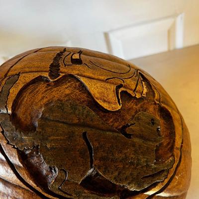 Resin Jack-o-Lantern Pumpkin