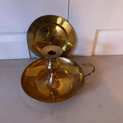 2 Plates of Solid Brass 