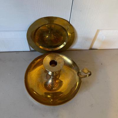 2 Plates of Solid Brass 