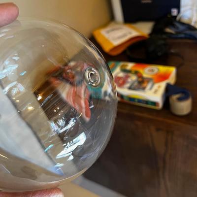 Clear Glass  Ball, Ornaments etc. 