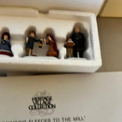 3 Sets of Heritage Village Collection Figurines and Accessories 
