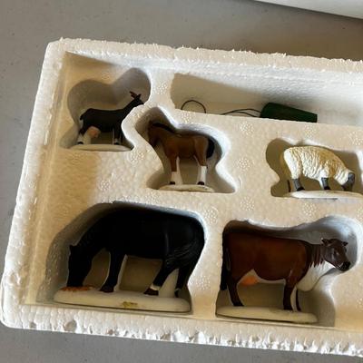 Farm Animal Set Dept 56 Heritage Village 