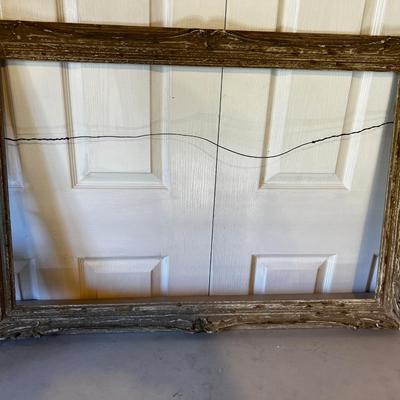 Large Antique Wood Frame