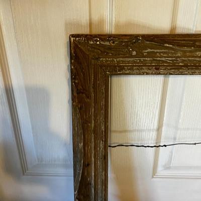 Large Antique Wood Frame