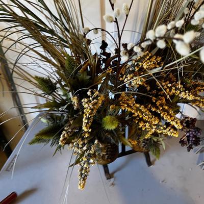 2 Floral Arrangements in Earth tones