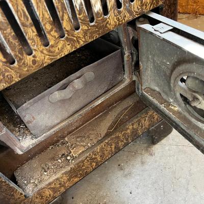 Brown Enamel Coal Burning STOVE 