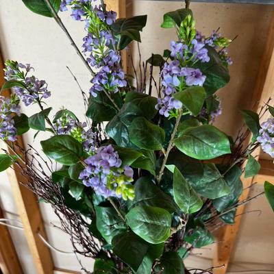 Lilac Floral Arrangement on Twigs