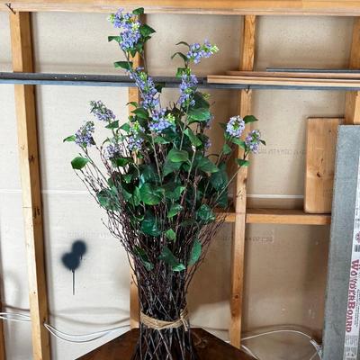 Lilac Floral Arrangement on Twigs