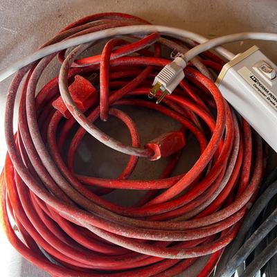 2 Extension Cords & Plug Bar