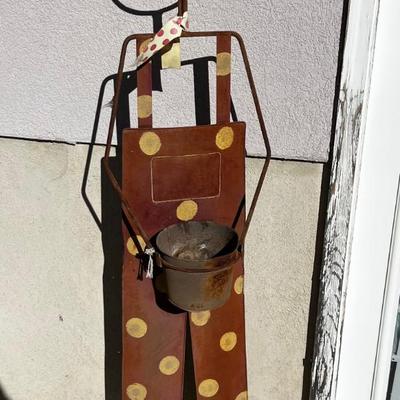 Metal Overall Planter 