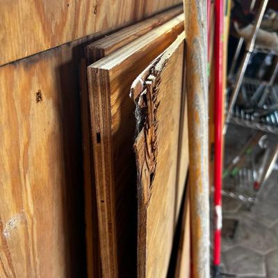 (3)  2  -  3 /4 " Sheets of Plywood and 1 3/8" Plywood