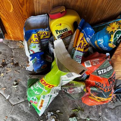Several Bags of Fertilizer and Garden Soil 