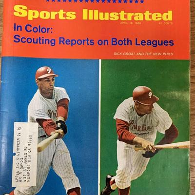 Sports Illustrated 1966 Dick Groat Issue