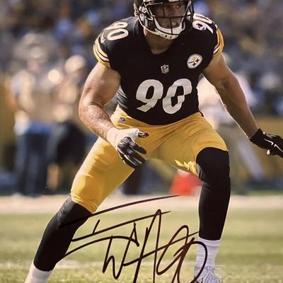 Pittsburgh Steelers T.J. Watt signed photo