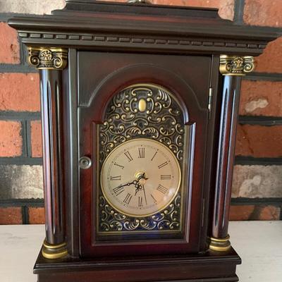 THREE Nice Battery Operated Clocks Mantles & Regulator