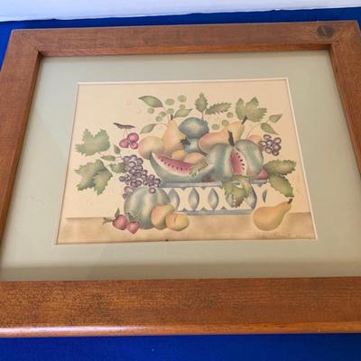 Framed Fruit Print