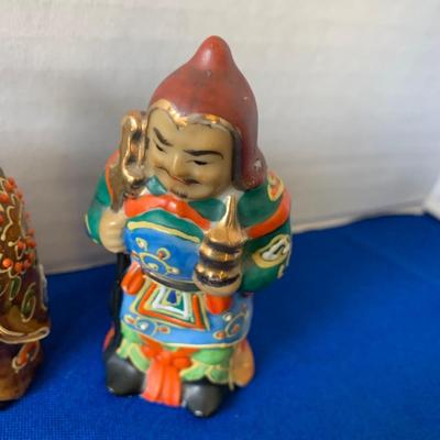 Kutani Miniature Figurines Lot