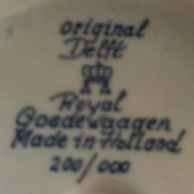Maryland Delft Ginger Jar