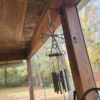 Bird Houses Shepherd Hooks Wind Chimes Yard art 7 pieces