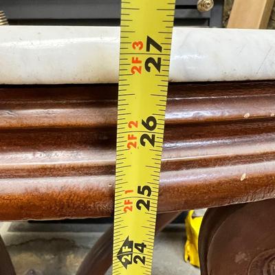 Antique Marble Parlor Table