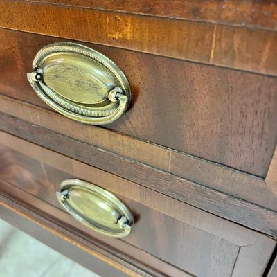 Vintage Hekman Traditional Wooden Silver Chest