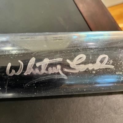 Whitey Ford Autographed Bat w Authenticity Certificate