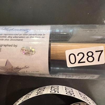 Stan Musial Autographed Bat w Authenticity Certificate