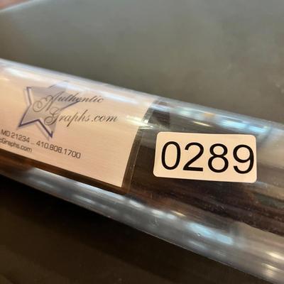 Earnie Banks Autographed Bat w Authenticity Certificate
