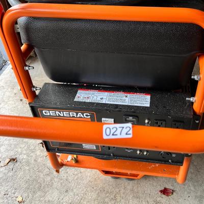 GENERAC GP17500E Portable Generator Less Than 1 Hour Use - See Full Description