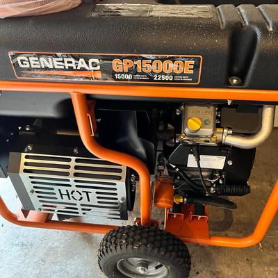 GENERAC GP15000E Portable Generator ZERO HOURS - See Full Description