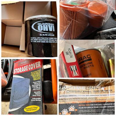 GENERAC Accessories Incl. NIB Transfer Switch, Cover, Filters , etc.