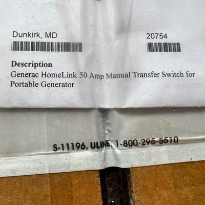 GENERAC Accessories Incl. NIB Transfer Switch, Cover, Filters , etc.