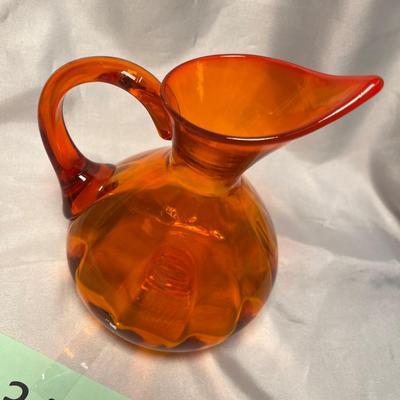 Blenko Persimmon Pitcher