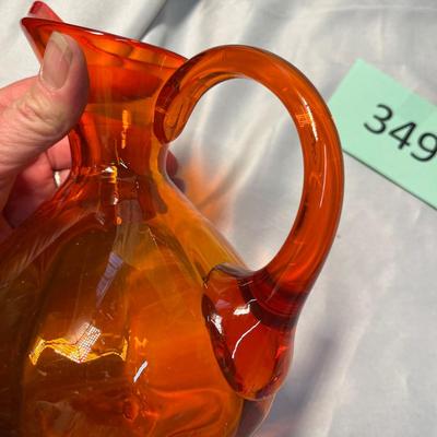 Blenko Persimmon Pitcher