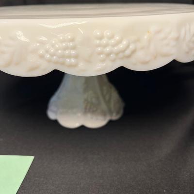 Westmoreland Paneled Grape Cake Stand