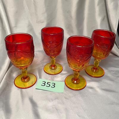 4 Bicentennial Goblets